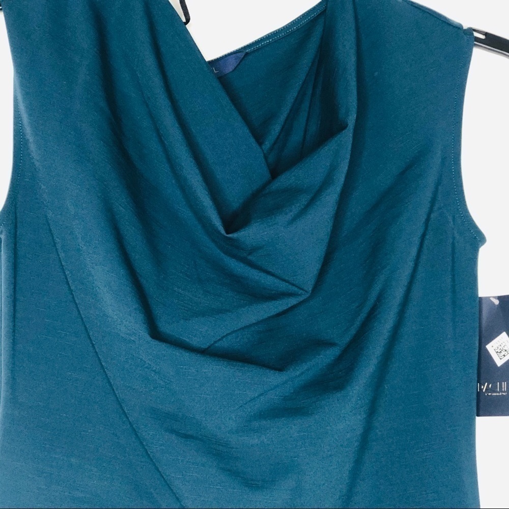 RACHEL Rachel Roy sleeveless blouse with cowl neckline. NWT. Size S - Picture 4 of 5